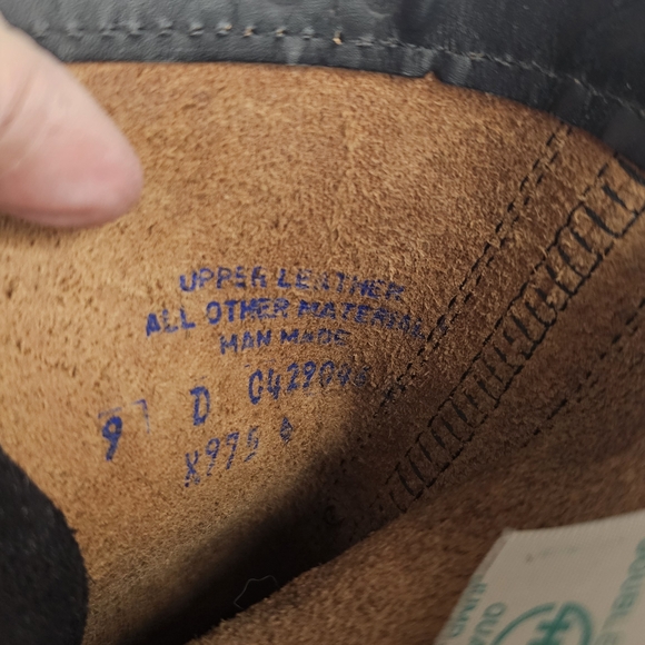 Vintage Double H Brand Panco US Army Black Millitary Jump Boots 1970 Size 9-D main image 5